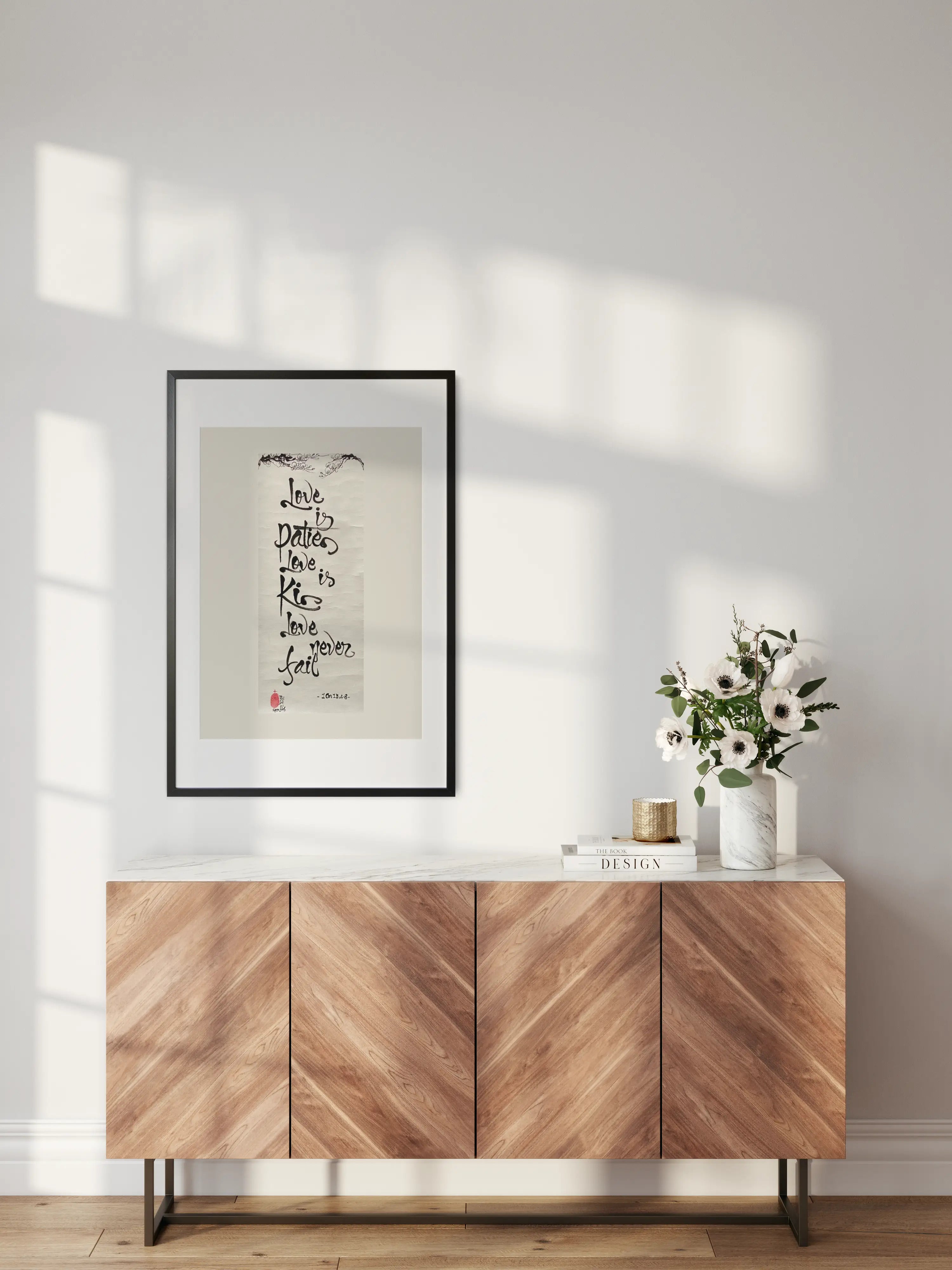 Love Is Patient Catholic Wedding Gift Print - 1 Corinthians 13 Printable Art